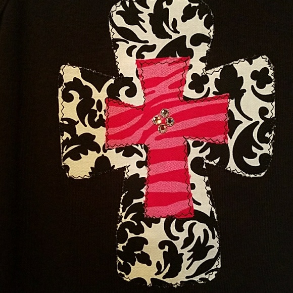 NWT Baby Girls Cross Tank Top and White Blouse - Picture 3 of 5